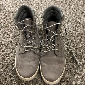 Timberland Gray High-Top Sneakers